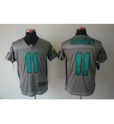 Nike Jacksonville Jaguars 11 Blaine Gabbert Grey Elite Shadow NFL Jersey