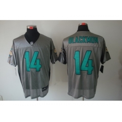 Nike Jacksonville Jaguars 14 Justin Blackmon Grey Elite Shadow NFL Jersey