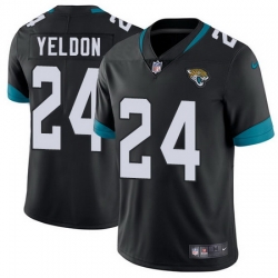 Nike Jaguars #24 T J  Yeldon Black Alternate Mens Stitched NFL Vapor Untouchable Limited Jersey