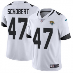 Nike Jaguars 47 Joe Schobert White Men Stitched NFL Vapor Untouchable Limited Jersey