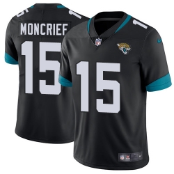 Nike Limited Men Donte Moncrief Black Home Jersey NFL #15 Jacksonville Jaguars Vapor Untouchable