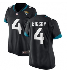 Women Jacksonville Jaguars 4 Tank Bigsby Black Stitched Jersey  Run Small