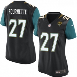 Womens Nike Jacksonville Jaguars 27 Leonard Fournette Game Black Alternate NFL Jersey