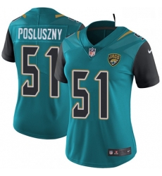 Womens Nike Jacksonville Jaguars 51 Paul Posluszny Teal Green Team Color Vapor Untouchable Limited Player NFL Jersey