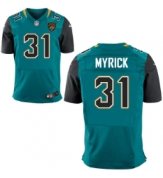 Youth Jacksonville Jaguars #31 Jalen Myrick Teal Jersey