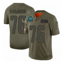 Youth Jacksonville Jaguars 76 Will Richardson Limited Camo 2019 Salute to Service Football Jersey