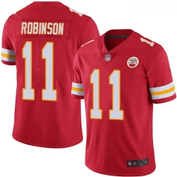 Chiefs 11 Demarcus Robinson Red Team Color Men Stitched Football Vapor Untouchable Limited Jersey