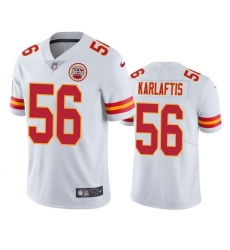 Men Kansas City Chiefs 56 George Karlaftis White Vapor Untouchable Limited Stitched Football Jersey