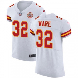 Nike Chiefs #32 Spencer Ware White Mens Stitched NFL Vapor Untouchable Elite Jersey