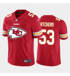 Nike Chiefs 53 Anthony Hitchens Red Team Big Logo Vapor Untouchable Limited Jersey