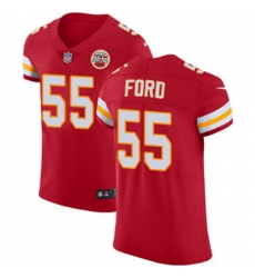 Nike Chiefs #55 Dee Ford Red Team Color Mens Stitched NFL Vapor Untouchable Elite Jersey