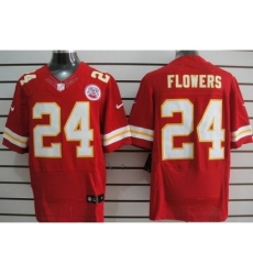 Nike Kansas City Chiefs 24 Brandon Flowers Red Elite NFL Jersey