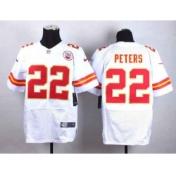 nike nfl jerseys kansas city chiefs 22 peters white[Elite][peters]