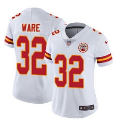 Nike Chiefs #32 Spencer Ware White Womens Stitched NFL Vapor Untouchable Limited Jersey