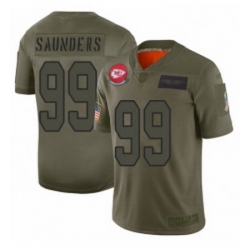 Womens Kansas City Chiefs 99 Khalen Saunders Limited Camo 2019 Salute to Service Football Jersey