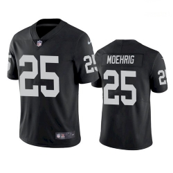 Men Las Vegas Raiders 25 Trevon Moehrig Black Vapor Limited Nike Jersey