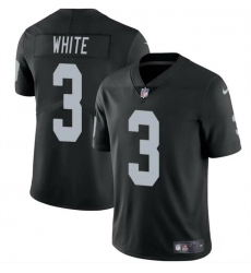 Men Las Vegas Raiders 3 Zamir White Black 2024 Vapor Stitched Football Jersey