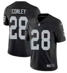 Mens Oakland Raiders #28 Gareon Conley Black Rush Limited Jersey