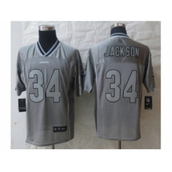 Nike Oakland Raiders 34 Bo.Jackson Grey Elite Vapor NFL Jersey