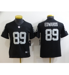 Women Las Vegas Raiders #89 Bryan Edwards Black Team Color Vapor Untouchable Limited Jersey