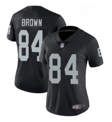 Womens Antonio Brown Limited Black Home Jersey Oakland Raiders Football 84 Jersey Vapor Untouchabel Jersey