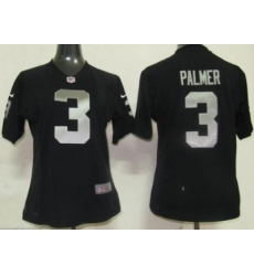 Womens Nike Oakland Raiders 3 Palmer Black Nike NFL Jerseys