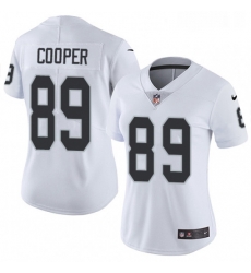 Womens Nike Oakland Raiders 89 Amari Cooper White Vapor Untouchable Limited Player NFL Jersey