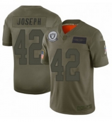 Womens Oakland Raiders 42 Karl Joseph Limited Camo 2019 Salute to Service Football Jersey