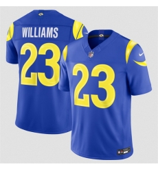 Men Los Angeles Rams  Kyren Williams Royal 2026 F U S E  Vapor Limited Stitched Football Jersey