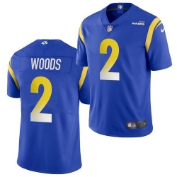 Nike Los Angeles Rams 2 Robert Woods Royal Vapor Untouchable Limited Jersey