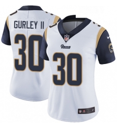 Womens Nike Los Angeles Rams 30 Todd Gurley Elite White NFL Jersey