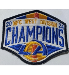 2024 NFC Rams NFC WEST DIVISION Champions Patch Biaog