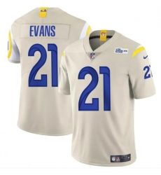 Youth Los Angeles Rams 21 Zach Evans Bone 2024 Vapor Untouchable Stitched Football Jersey