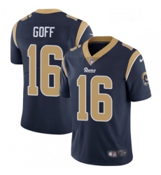 Youth Nike Los Angeles Rams 16 Jared Goff Navy Blue Team Color Vapor Untouchable Limited Player NFL Jersey