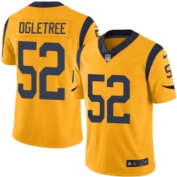 Youth Nike Rams #52 Alec Ogletree Gold Stitched NFL Limited Rush Jersey