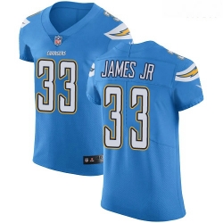 Chargers 33 Derwin James Jr Electric Blue Alternate Men Stitched Football Vapor Untouchable Elite Jersey