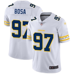 Chargers 97 Joey Bosa White Mens Stitched Football Limited Team Logo Fashion Jersey