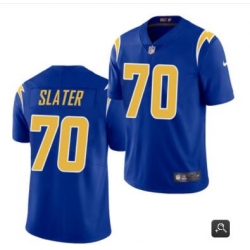 Men Los Angeles Chargers #70 Rashawn Slater Royal 2021 Vapor Untouchable Limited Stitched NFL Jersey