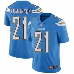 Men Nike Los Angeles Chargers 21 LaDainian Tomlinson Electric Blue Alternate Vapor Untouchable Limited Player NFL Jersey