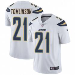 Men Nike Los Angeles Chargers 21 LaDainian Tomlinson White Vapor Untouchable Limited Player NFL Jersey