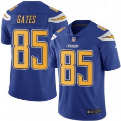 Men Nike Los Angeles Chargers 85 Antonio Gates Limited Electric Blue Rush Vapor Untouchable NFL Jersey