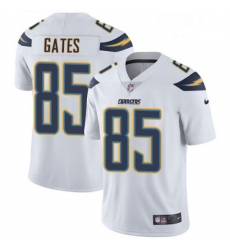 Men Nike Los Angeles Chargers 85 Antonio Gates White Vapor Untouchable Limited Player NFL Jersey