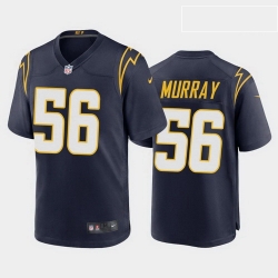 men kenneth murray los angeles chargers navy alternate game jersey 2020 