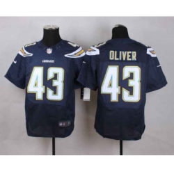 nike nfl jerseys san diego chargers 43 oliver blue[Elite][oliver]