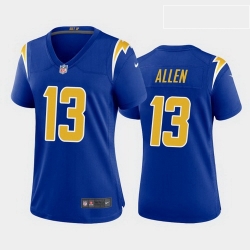 Women Nike Los Angeles 13 Chargers Keenan Allen Blue Vapor Limited Jersey