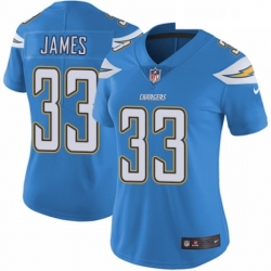 Womens Nike Los Angeles Chargers 33 Derwin James Electric Blue Alternate Vapor Untouchable Limited Player NFL Jersey