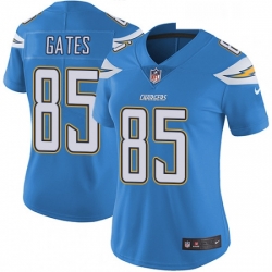 Womens Nike Los Angeles Chargers 85 Antonio Gates Elite Electric Blue Alternate NFL Jersey