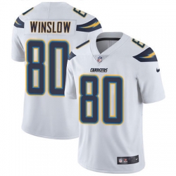 Nike Chargers #80 Kellen Winslow White Youth Stitched NFL Vapor Untouchable Limited Jersey