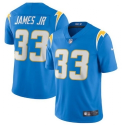 Youth Los Angeles Chargers 33 Derwin James JR Blue Vapor Untouchable Limited Stitched Jersey 