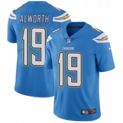 Youth Nike Los Angeles Chargers 19 Lance Alworth Elite Electric Blue Alternate NFL Jersey